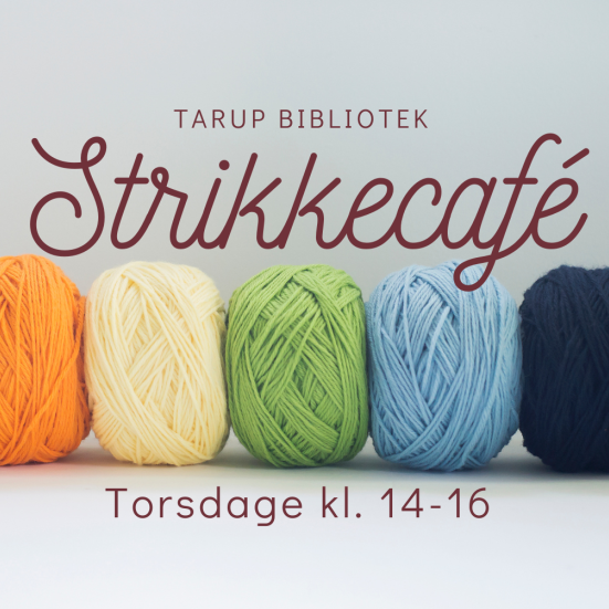 Strikkecafe på Tarup Bibliotek