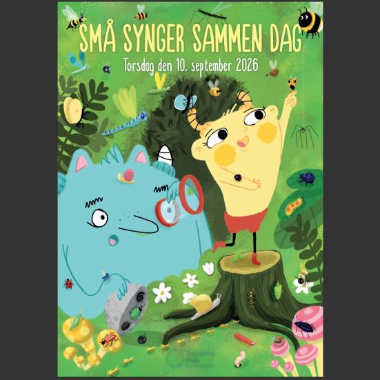 Små synger sammen plakat 2026