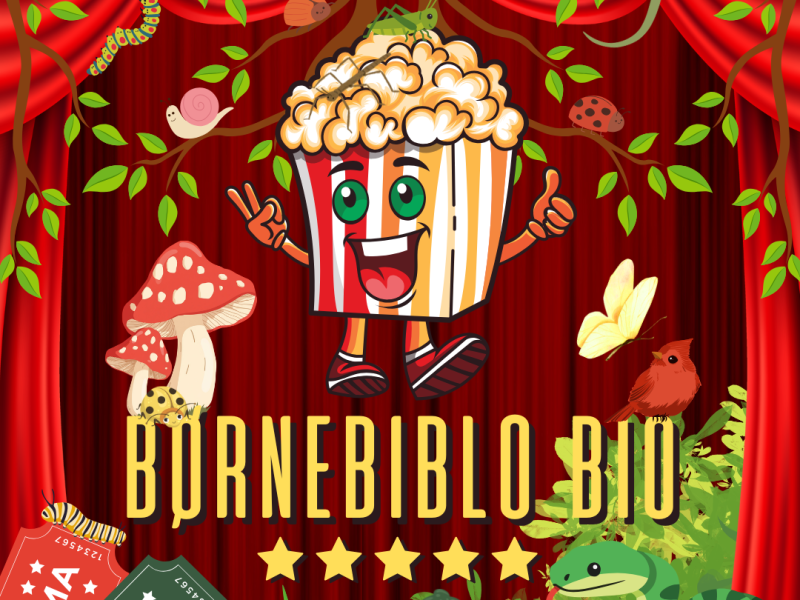 Logo til Børnebiblo bio med tema dyr