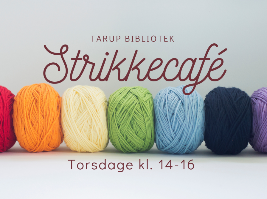 Strikkecafe på Tarup Bibliotek